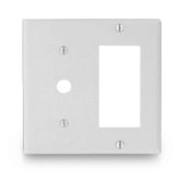 Leviton 80479 2 Gang Decora Wallplate for Jewel Lamp